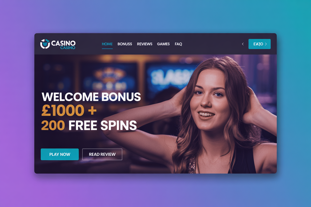 Betzino UK Casino Interface - Modern Online Casino Website