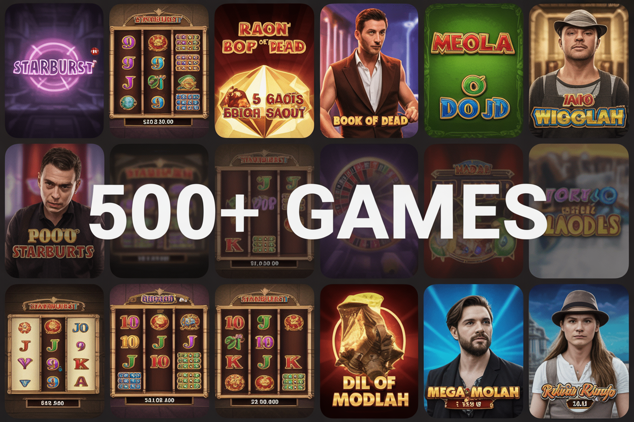 Betzino UK Games Collection - Slots, Roulette, Blackjack, Live Casino